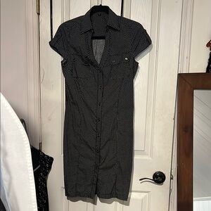 Black and White Polka Dot Dress